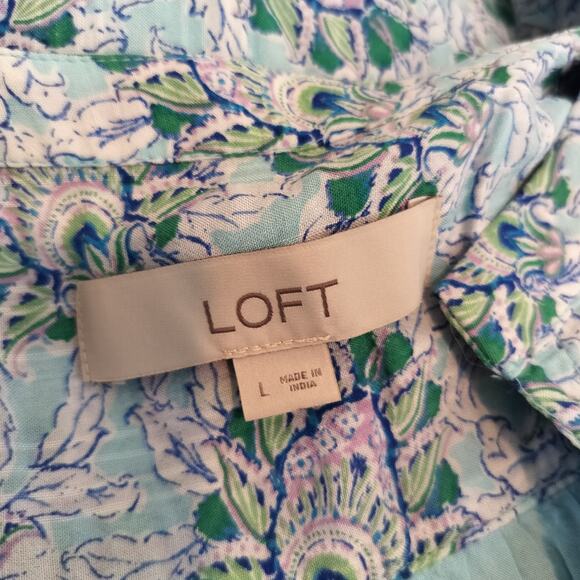 Ann Taylor LOFT Floral Sleeveless Top - Picture 12 of 12
